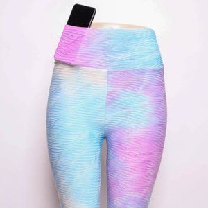 Tie Dye Scrunch Butt Leggings w/ Pocket
